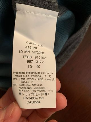 Blusa Seventy misto lana tg S