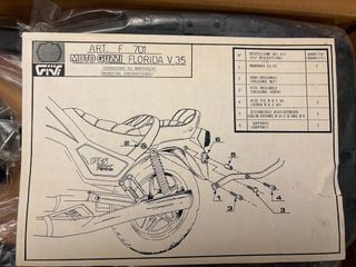 Givi piastra baule portapacchi Moto Guzzi Florida
