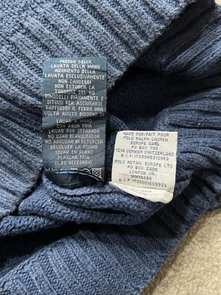 Jersey Polo Ralph Lauren Azul Marino