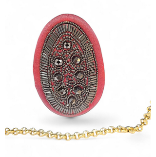 Bolso de noche negro de terciopelo con pedrería