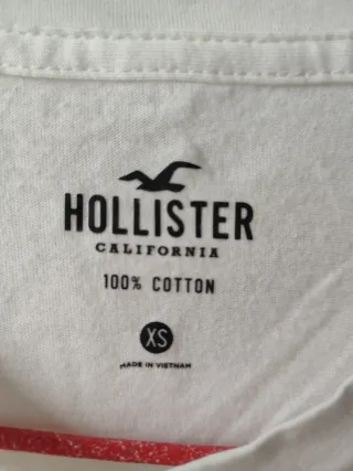 Camiseta Hollister Talla XS Degradado