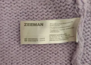 Chaleco punto lila Zeeman Talla S