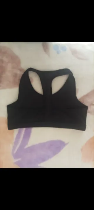 Top ó Sujetador deportivo Domyos negro