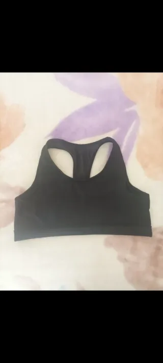 Top ó Sujetador deportivo Domyos negro