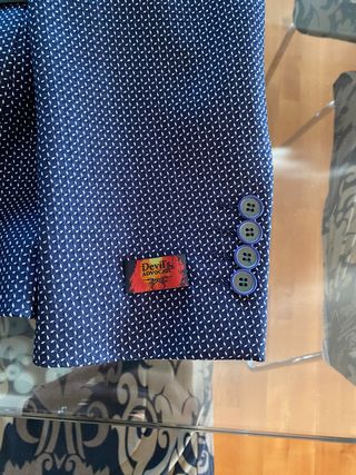 Esmoquin Azul Nuevo con Etiquetas