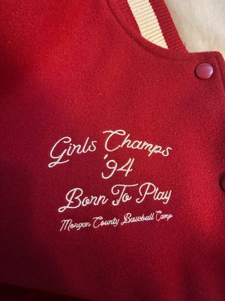 Chaqueta Varsity College Roja