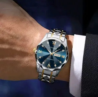 Reloj PEDONUS Azul y Dorado Hombre