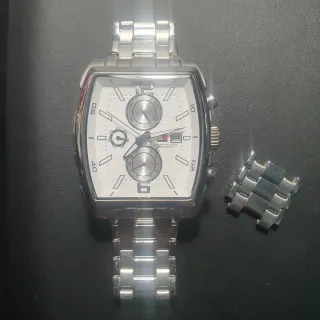 Reloj Tommy Hilfiger Multifuncion Plata Blanco
