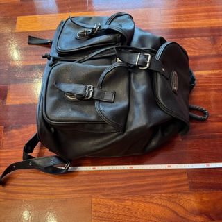 Mochila Daniel Ray Cuero Sintético Vintage Negra