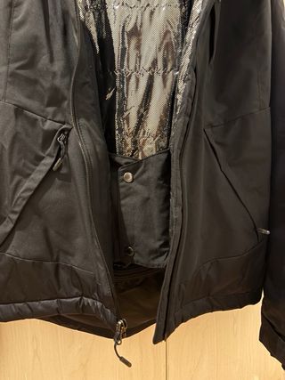 Chaqueta Columbia Negra Impermeable