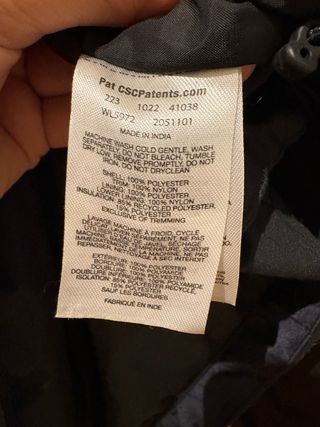 Chaqueta Columbia Negra Impermeable