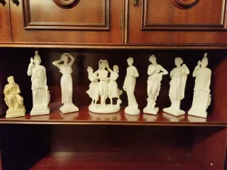 Lote Figuras Decorativas Estilo Clásico