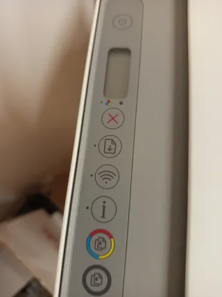 Impresora HP Multifunción Blanca y Gris