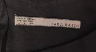 Vestido Zara Rayas Talla L