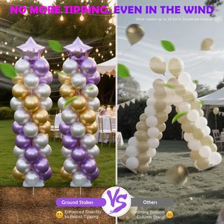 Set 2 Colonne Palloncini YALLOVE GA032