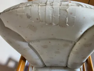 Trona infantil madera y textil