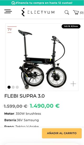 Bici Eléctrica Flebi 3.0