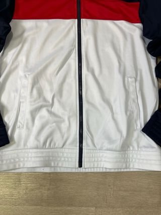 Chaqueta Tenth azul, roja y blanca