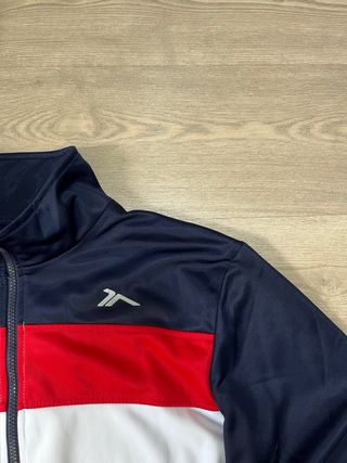Chaqueta Tenth azul, roja y blanca