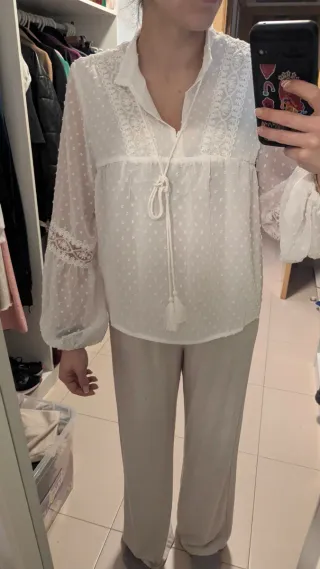 Blusa blanca M