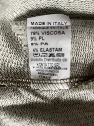 Abito monospalla dorato Kontatto Tg S