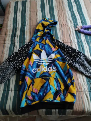 Sudadera Adidas Estampada Tropical