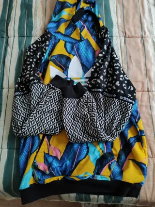 Sudadera Adidas Estampada Tropical