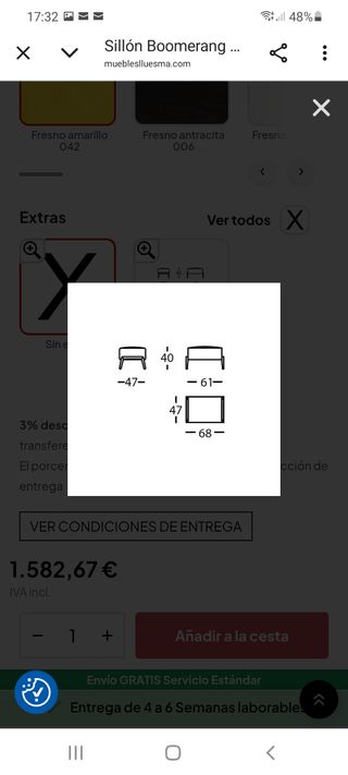 Sillon orejero SANCAL