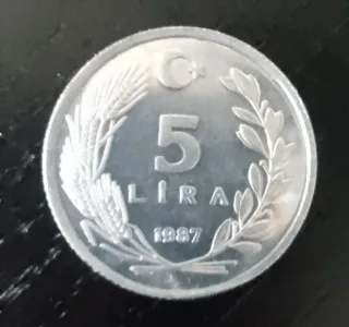 Turchia: 3 monete 5/10 lire + 10 kurus
