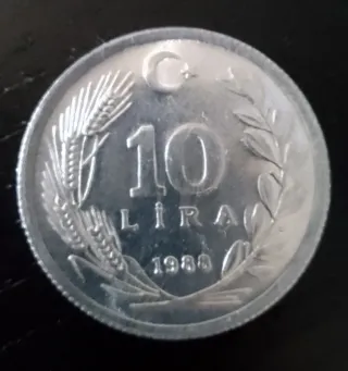 Turchia: 3 monete 5/10 lire + 10 kurus