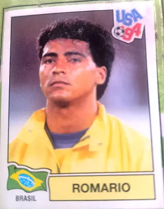 Cromo Romario Mundial USA 94 Brasil