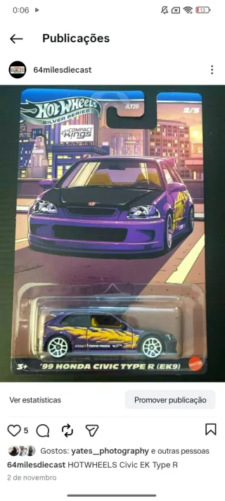 Hot Wheels Honda Civic EK