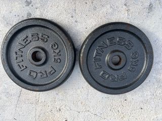 Discos de Pesas 5kg Fitness Pro (2 unidades)