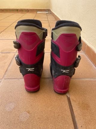 Botas de esquí Rossignol rosas y negras