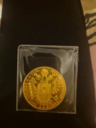 Moneta d'oro 4 Ducati Austria 1915