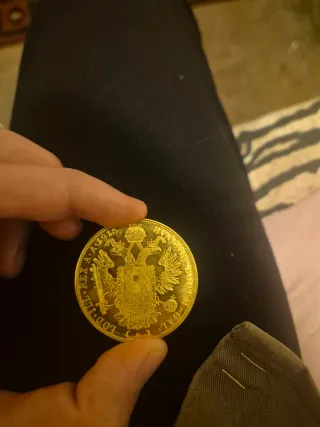 Moneta d'oro 4 Ducati Austria 1915
