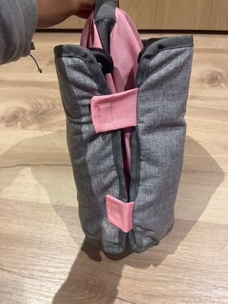 Cuna de juguete desmontable rosa