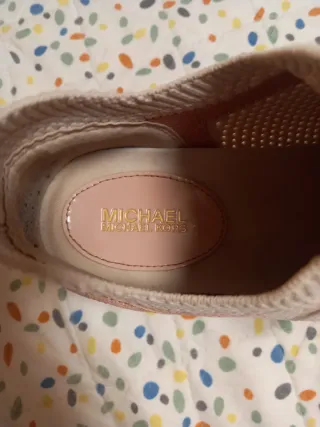 Zapatillas Mujer Beige y Rosa