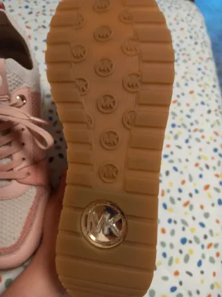 Zapatillas Mujer Beige y Rosa