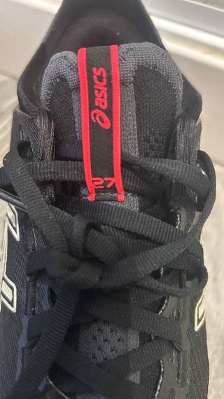 Zapatillas ASICS Nimbus 27 Negras Naranja