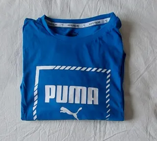 Camiseta Puma Azul Talla Xl niño o S adulto