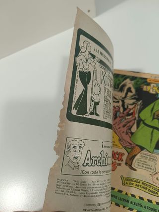 LOTE BATMAN NOVARO 776,2-833,2-840,2-950,787,2-885