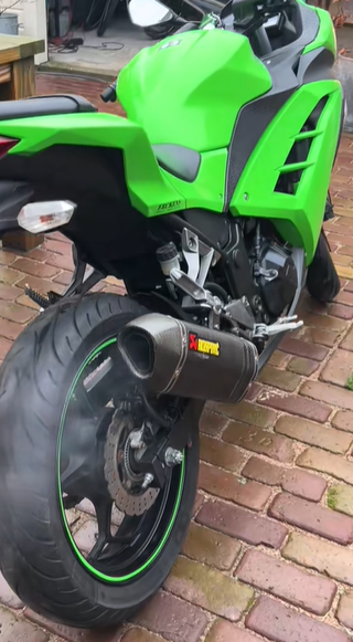 Tubo escape Akrapovic Kawasaki Z125 NINJA 125