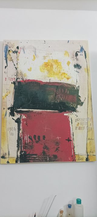 Cuadro abstracto tela