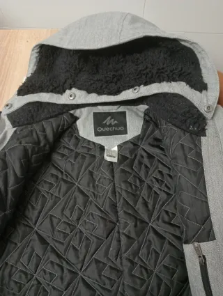 Cazadora Quechua Gris Talla L pequeña unisex