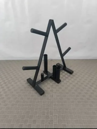 Soporte para discos de pesas decathlon