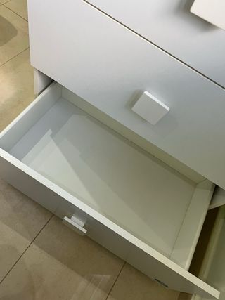 Cambiador bebé blanco 3 cajones