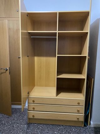 Armario 2 puertas madera