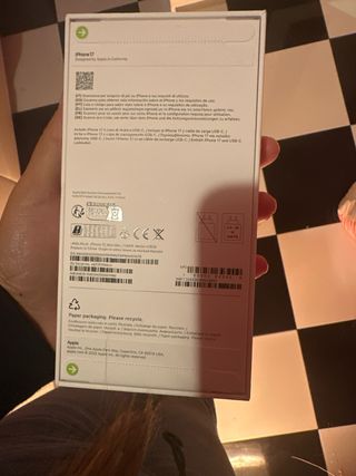 IPHONE 17 azul 256 gb. Nuevo!