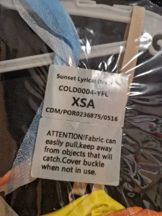 Vestito da danza lirica donna XS